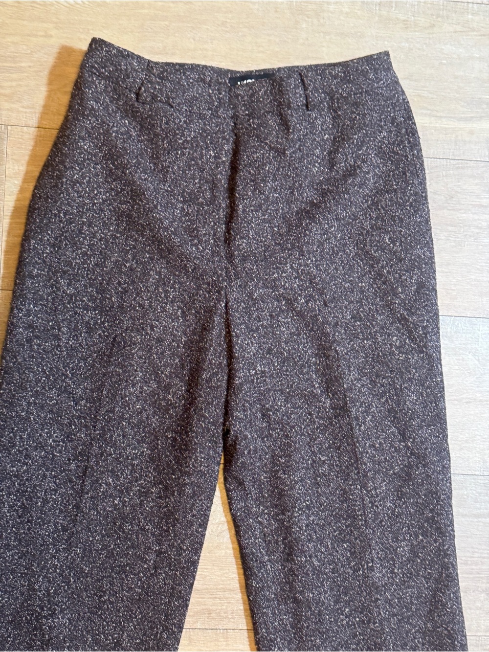 Vintage Kasper’s Wool Silk Blend Dark Brown Dress Pants - Picture 9 of 10